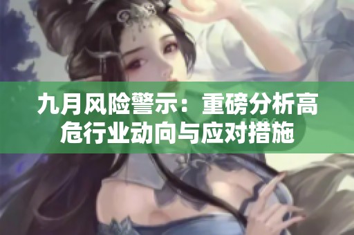 九月风险警示：重磅分析高危行业动向与应对措施