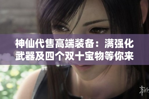 神仙代售高端装备：满强化武器及四个双十宝物等你来拿