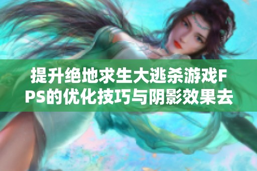 提升绝地求生大逃杀游戏FPS的优化技巧与阴影效果去除方法