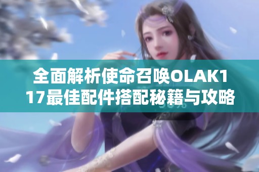 全面解析使命召唤OLAK117最佳配件搭配秘籍与攻略