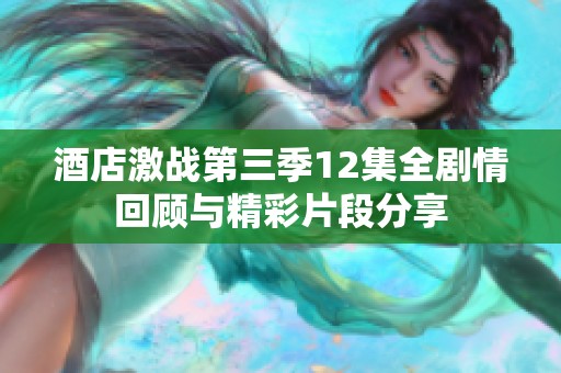 酒店激战第三季12集全剧情回顾与精彩片段分享