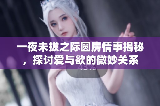 一夜未拔之际圆房情事揭秘，探讨爱与欲的微妙关系