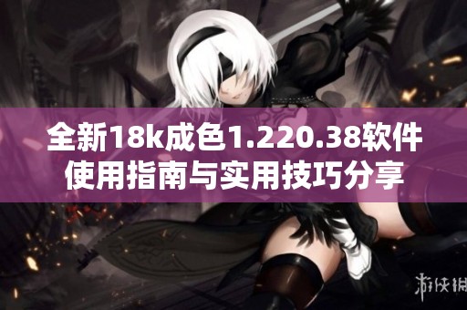 全新18k成色1.220.38软件使用指南与实用技巧分享