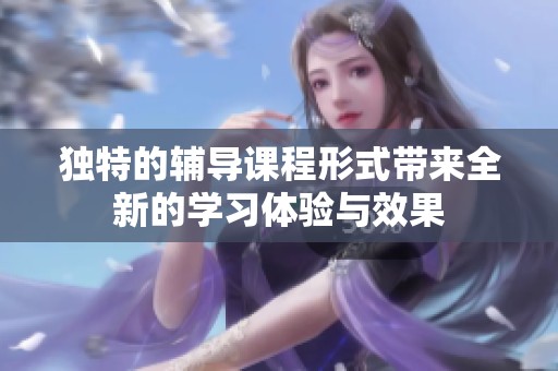 独特的辅导课程形式带来全新的学习体验与效果