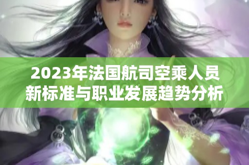 2023年法国航司空乘人员新标准与职业发展趋势分析