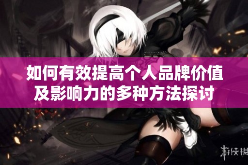 如何有效提高个人品牌价值及影响力的多种方法探讨