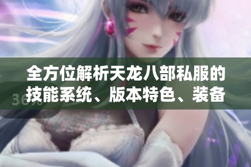 全方位解析天龙八部私服的技能系统、版本特色、装备选择与精彩活动