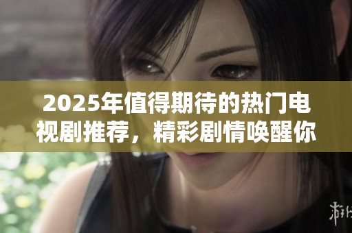 2025年值得期待的热门电视剧推荐，精彩剧情唤醒你的观剧欲望
