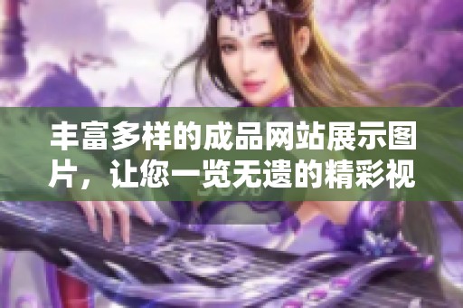 丰富多样的成品网站展示图片，让您一览无遗的精彩视觉盛宴