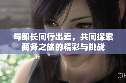 与部长同行出差，共同探索商务之旅的精彩与挑战
