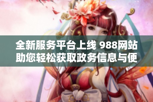 全新服务平台上线 988网站助您轻松获取政务信息与便利服务