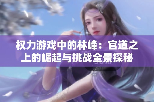 权力游戏中的林峰：官道之上的崛起与挑战全景探秘