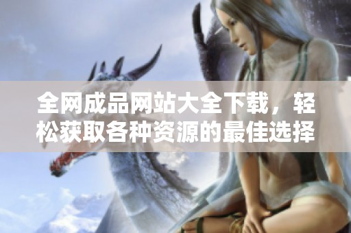 全网成品网站大全下载，轻松获取各种资源的最佳选择 b