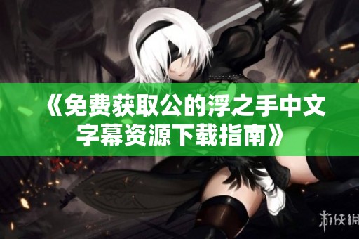 《免费获取公的浮之手中文字幕资源下载指南》