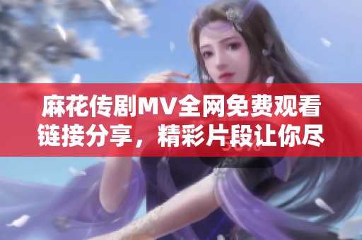 麻花传剧MV全网免费观看链接分享，精彩片段让你尽情畅享
