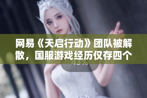 网易《天启行动》团队被解散，国服游戏经历仅存四个月的历史回顾