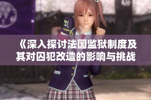 《深入探讨法国监狱制度及其对囚犯改造的影响与挑战》