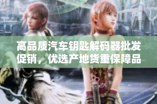 高品质汽车钥匙解码器批发促销，优选产地货重保障品质