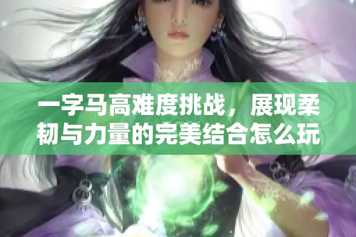 一字马高难度挑战，展现柔韧与力量的完美结合怎么玩才更刺激