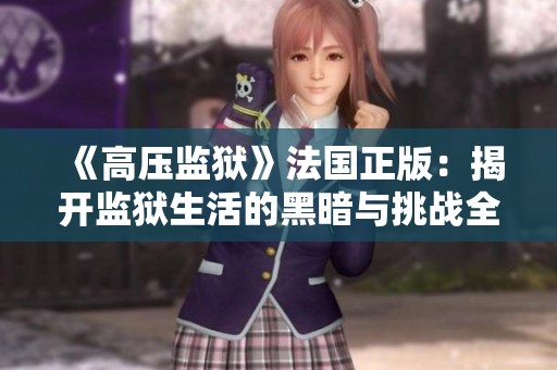 《高压监狱》法国正版：揭开监狱生活的黑暗与挑战全景解读