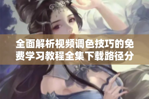 全面解析视频调色技巧的免费学习教程全集下载路径分享