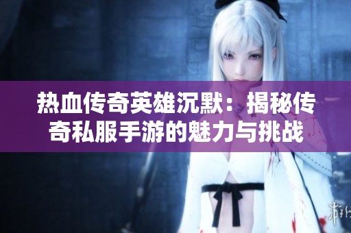 热血传奇英雄沉默：揭秘传奇私服手游的魅力与挑战