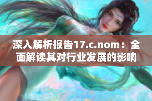 深入解析报告17.c.nom：全面解读其对行业发展的影响及未来趋势