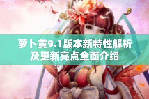 萝卜黄9.1版本新特性解析及更新亮点全面介绍