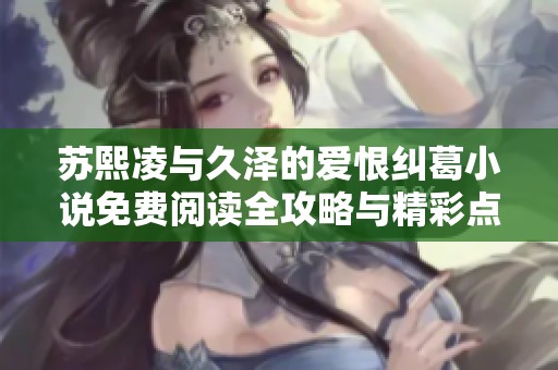 苏熙凌与久泽的爱恨纠葛小说免费阅读全攻略与精彩点评