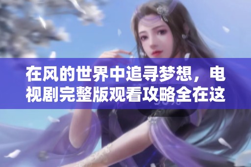 在风的世界中追寻梦想，电视剧完整版观看攻略全在这里