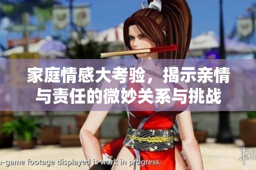 家庭情感大考验，揭示亲情与责任的微妙关系与挑战