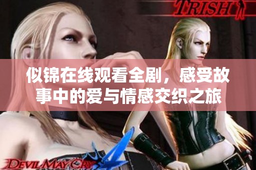 似锦在线观看全剧，感受故事中的爱与情感交织之旅