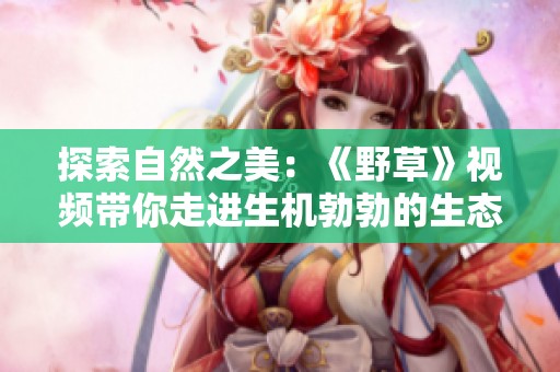 探索自然之美：《野草》视频带你走进生机勃勃的生态世界