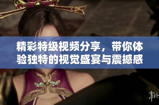 精彩特级视频分享，带你体验独特的视觉盛宴与震撼感受