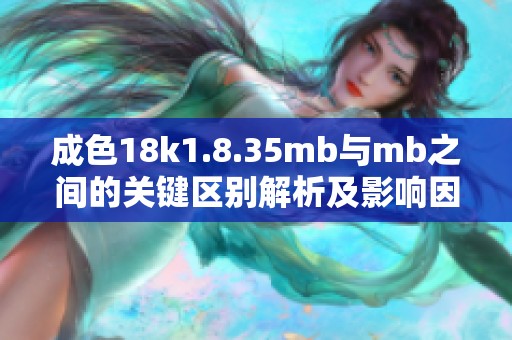 成色18k1.8.35mb与mb之间的关键区别解析及影响因素分析