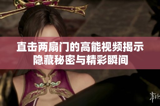 直击两扇门的高能视频揭示隐藏秘密与精彩瞬间